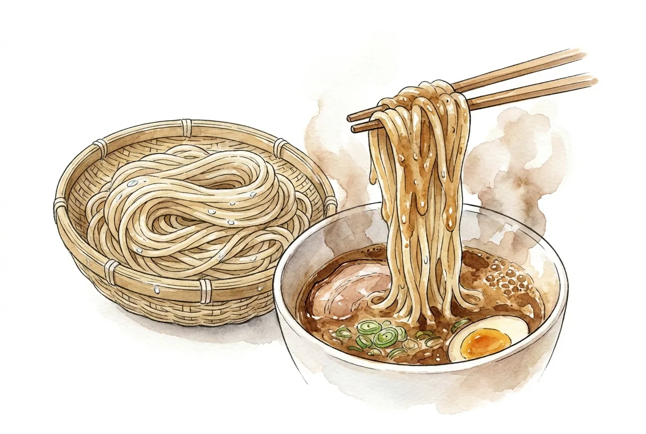 면과 국물을 따로 내는 츠케멘, 진한 국물이 가능한 이유